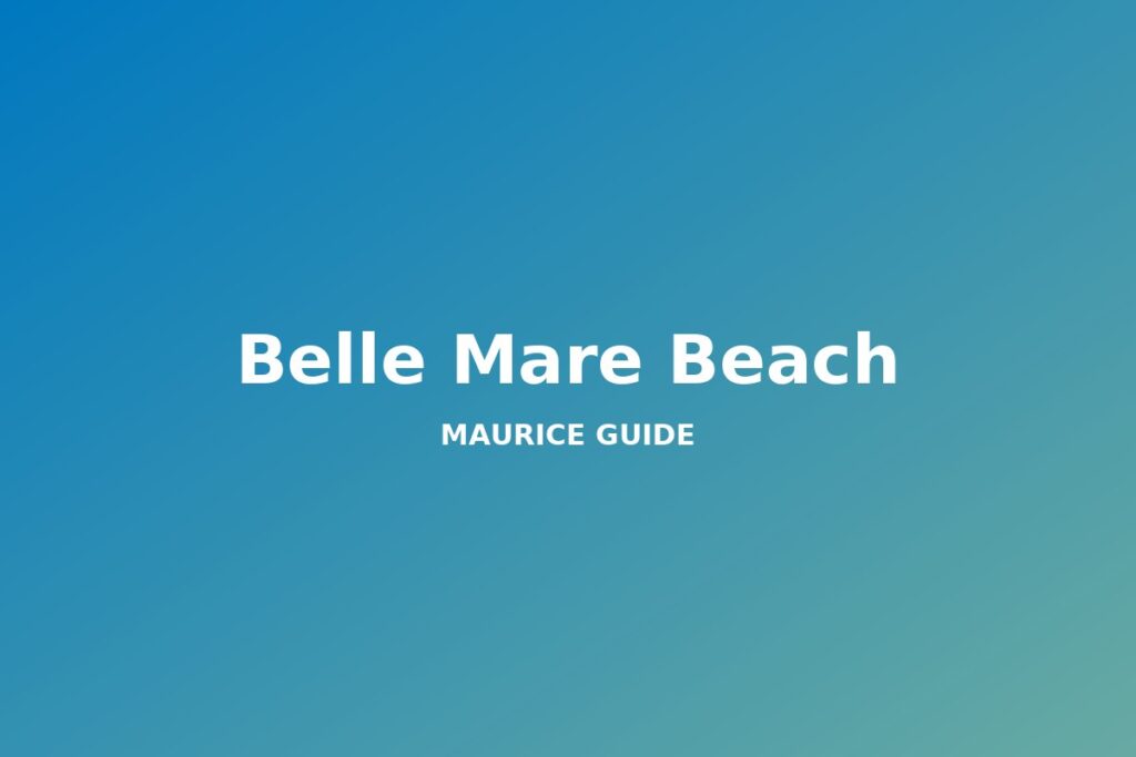 Belle Mare Beach, Mauritius
