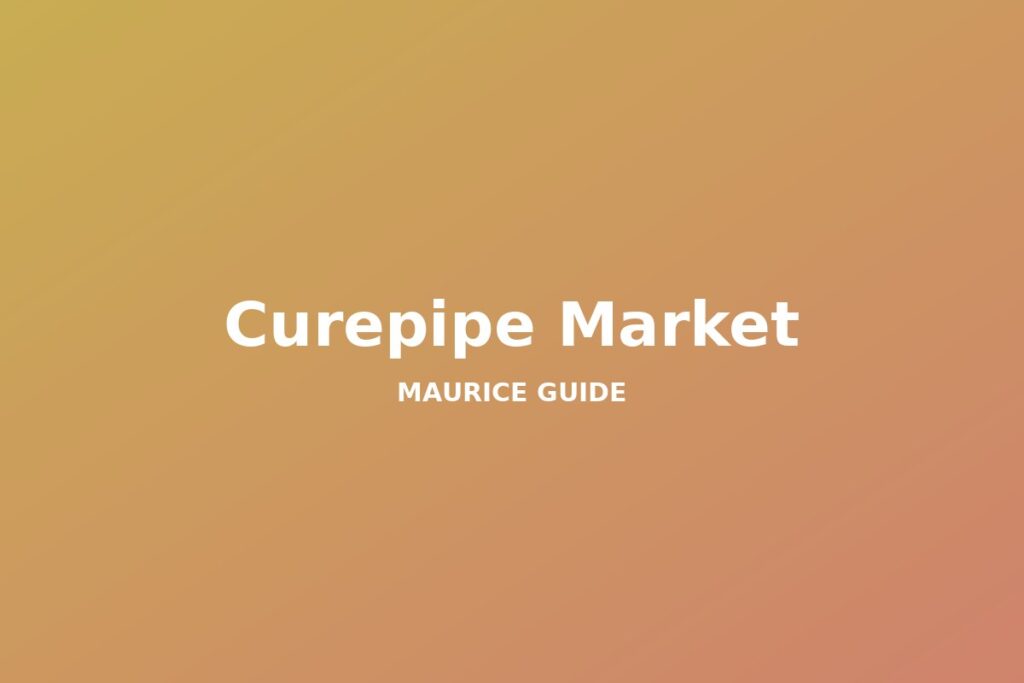 Curepipe Market, Mauritius