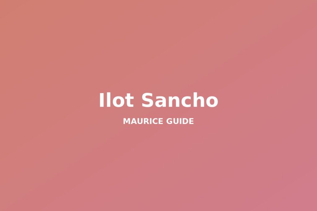 Ilot Sancho, Mauritius